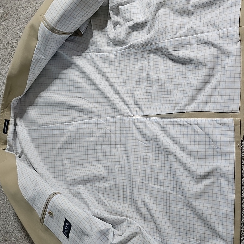 C3🔹️Stafford Tan Suit 3pc Set - Picture 4 of 11